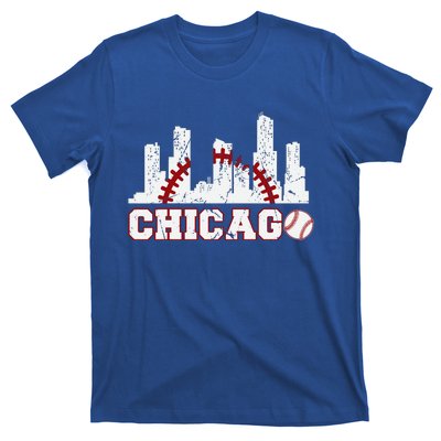 Baseball Chicago Lover Cute Chicago Baseball Bat American T-Shirt