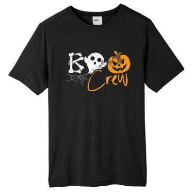 Boo Crew Lazy Halloween Costume Funny Ghost Pumpkin Bones Tall Fusion ChromaSoft Performance T-Shirt