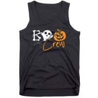 Boo Crew Lazy Halloween Costume Funny Ghost Pumpkin Bones Tank Top