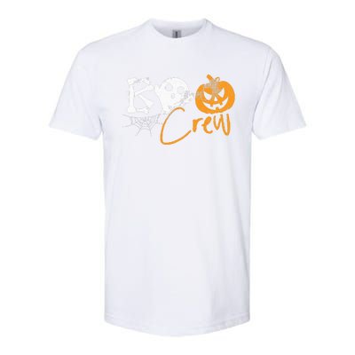 Boo Crew Lazy Halloween Costume Funny Ghost Pumpkin Bones Softstyle CVC T-Shirt