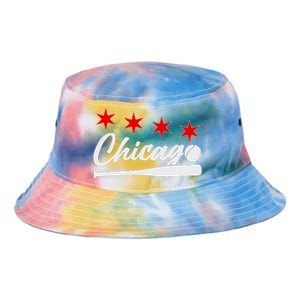 Baseball Chicago Lover Cute Chicago Baseball Bat American Tie Dye Newport Bucket Hat