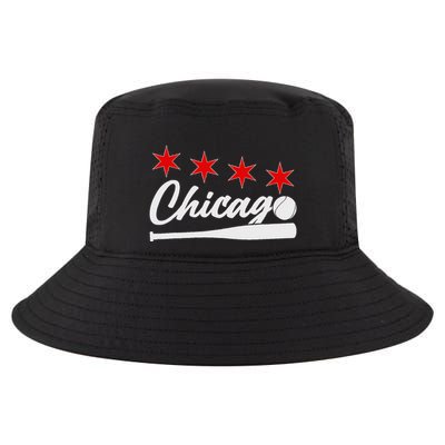 Baseball Chicago Lover Cute Chicago Baseball Bat American Cool Comfort Performance Bucket Hat