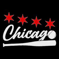 Baseball Chicago Lover Cute Chicago Baseball Bat American Cooling Performance Crew T-Shirt
