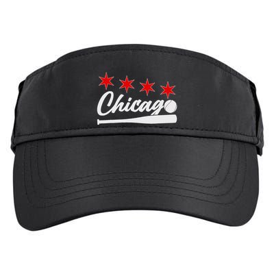 Baseball Chicago Lover Cute Chicago Baseball Bat American Adult Drive Performance Visor