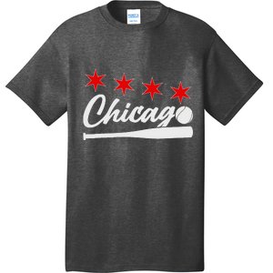 Baseball Chicago Lover Cute Chicago Baseball Bat American T-Shirt