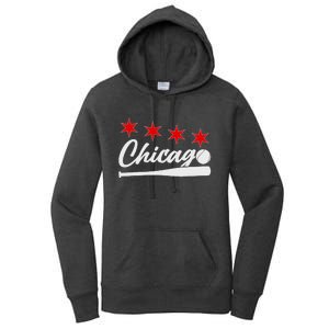 Baseball Chicago Lover Cute Chicago Baseball Bat American Women's Pullover Hoodie