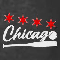 Baseball Chicago Lover Cute Chicago Baseball Bat American Kids T-Shirt