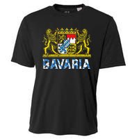 Bavaria Crest Lion Vintage German Oktoberfest Cooling Performance Crew T-Shirt