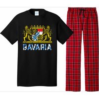 Bavaria Crest Lion Vintage German Oktoberfest Pajama Set