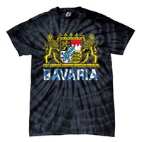 Bavaria Crest Lion Vintage German Oktoberfest Tie-Dye T-Shirt