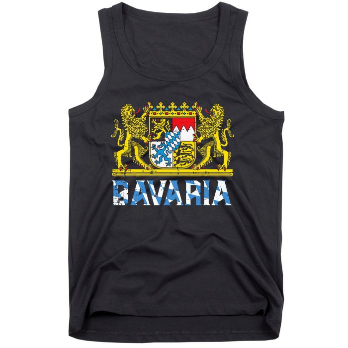 Bavaria Crest Lion Vintage German Oktoberfest Tank Top