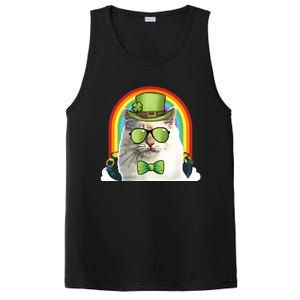 Bir Cat Leprechaun Funny St Patricks Day Gift PosiCharge Competitor Tank