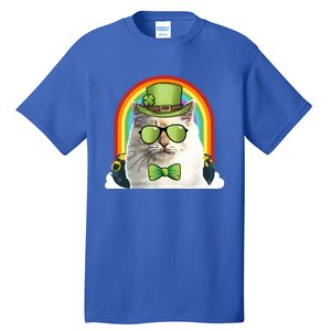 Bir Cat Leprechaun Funny St Patricks Day Gift Tall T-Shirt