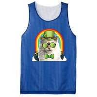 Bir Cat Leprechaun Funny St Patricks Day Gift Mesh Reversible Basketball Jersey Tank