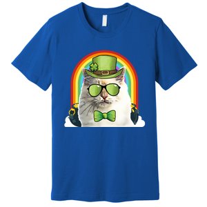 Bir Cat Leprechaun Funny St Patricks Day Gift Premium T-Shirt