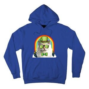 Bir Cat Leprechaun Funny St Patricks Day Gift Tall Hoodie