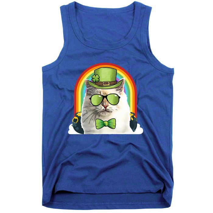 Bir Cat Leprechaun Funny St Patricks Day Gift Tank Top