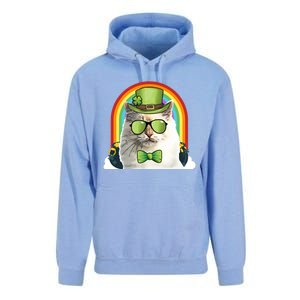 Bir Cat Leprechaun Funny St Patricks Day Gift Unisex Surf Hoodie