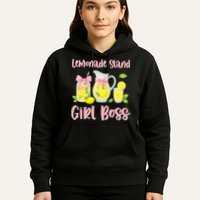 Bow Coquette Lemonade Stand Girl Boss Ceo Lemon Juice Summer Hoodie