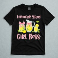 Bow Coquette Lemonade Stand Girl Boss Ceo Lemon Juice Summer T-Shirt