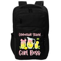 Bow Coquette Lemonade Stand Girl Boss Ceo Lemon Juice Summer Impact Tech Backpack