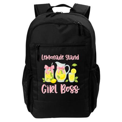 Bow Coquette Lemonade Stand Girl Boss Ceo Lemon Juice Summer Backpack