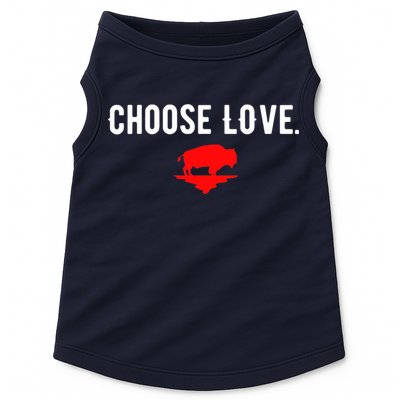 Buffalo Choose Love Choose Love Bills Doggie Tank