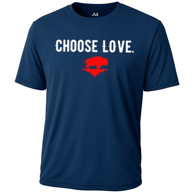 Buffalo Choose Love Choose Love Bills Performance Shirt