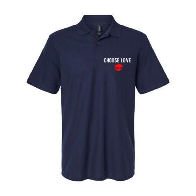 Buffalo Choose Love Choose Love Bills Softstyle Adult Sport Polo