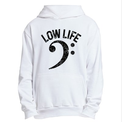 Bass Clef Low Life Music Marching Band Low Brass Bass Note Urban Pullover Hoodie