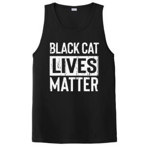 Black Cat Lives Matter Funny Gift PosiCharge Competitor Tank