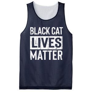 Black Cat Lives Matter Funny Gift Mesh Reversible Basketball Jersey Tank