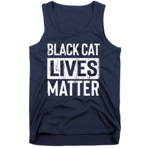 Black Cat Lives Matter Funny Gift Tank Top