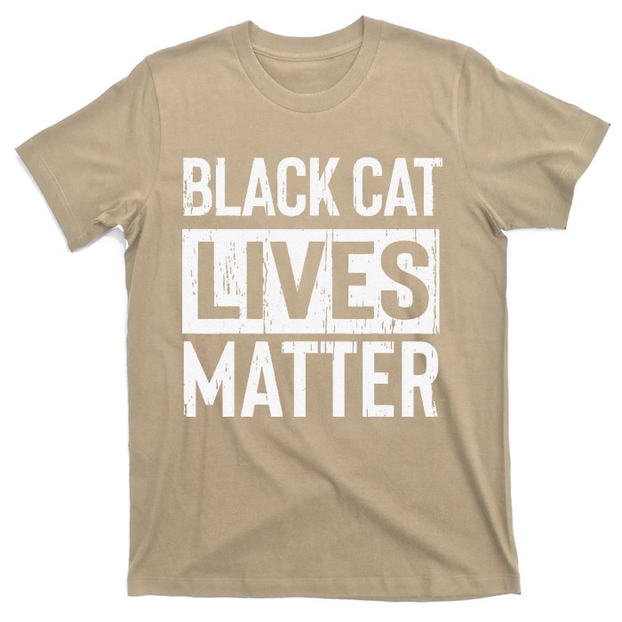 Black Cat Lives Matter Funny Gift T-Shirt