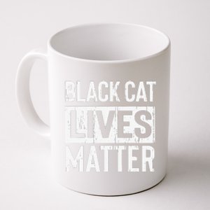 Black Cat Lives Matter Funny Gift Coffee Mug