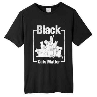 Black Cats Matter Funny Ugly Xmas Cat Lover Great Gift Tall Fusion ChromaSoft Performance T-Shirt