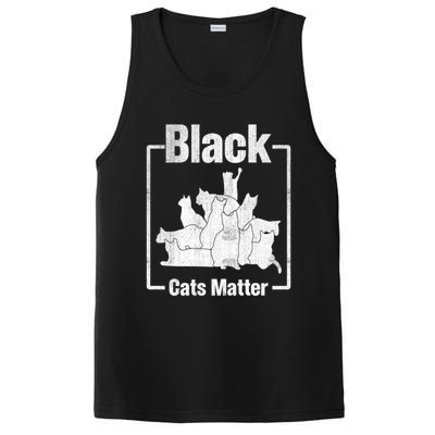 Black Cats Matter Funny Ugly Xmas Cat Lover Great Gift PosiCharge Competitor Tank