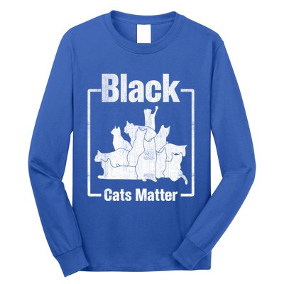 Black Cats Matter Funny Ugly Xmas Cat Lover Great Gift Long Sleeve Shirt