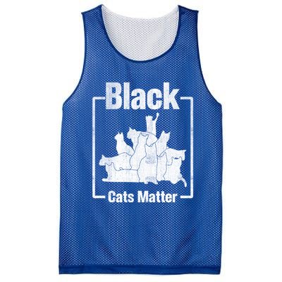 Black Cats Matter Funny Ugly Xmas Cat Lover Great Gift Mesh Reversible Basketball Jersey Tank