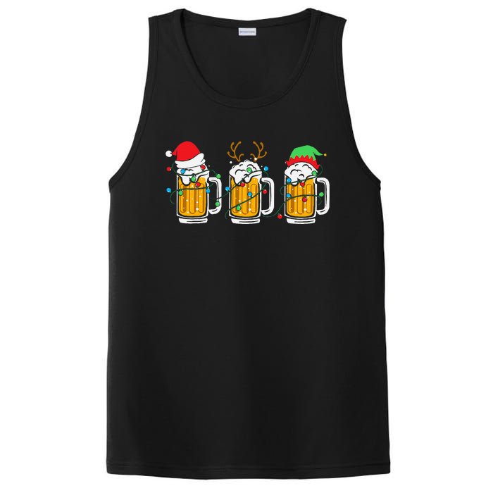 Beer Christmas Mug Santa Reinbeer Xmas Tree Lights PosiCharge Competitor Tank