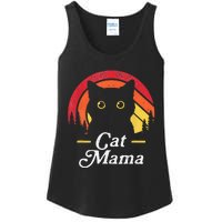 Black Cat Mom Mama Wildlife Happy MotherS Day 2024 Ladies Essential Tank