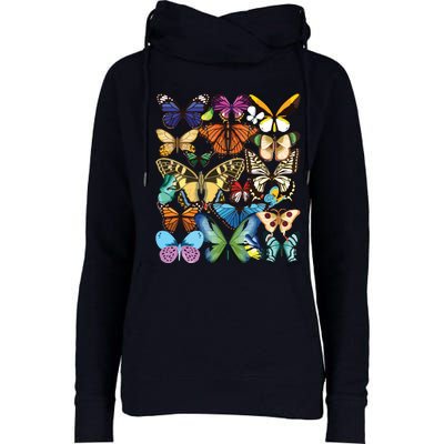 Butterfly Collection Monarch Butterfly Lover Butterflies Womens Funnel Neck Pullover Hood