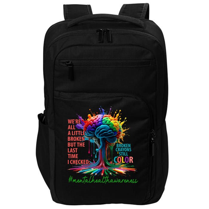 Broken Crayons Mental Health Impact Tech Backpack
