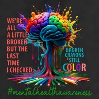 Broken Crayons Mental Health Adult Drive Performance Visor