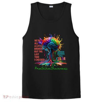 Broken Crayons Mental Health PosiCharge Competitor Tank