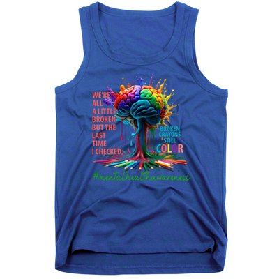 Broken Crayons Mental Health Tank Top