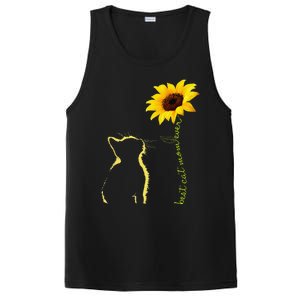 Best Cat Mom Ever Sunflower Mother's Day Gifts For Cat Lover PosiCharge Competitor Tank