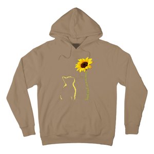 Best Cat Mom Ever Sunflower Mother's Day Gifts For Cat Lover Hoodie