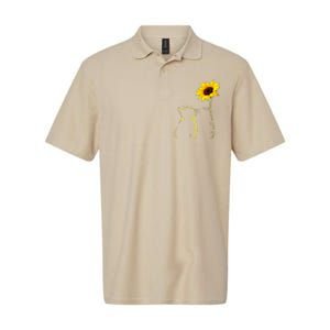 Best Cat Mom Ever Sunflower Mother's Day Gifts For Cat Lover Softstyle Adult Sport Polo