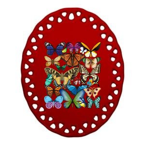 Butterfly Collection Monarch Butterfly Lover Butterflies Ceramic Oval Ornament